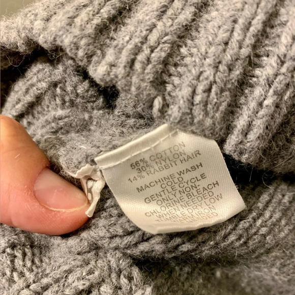 Ann Taylor Loft sweater, gray - Picture 2 of 4